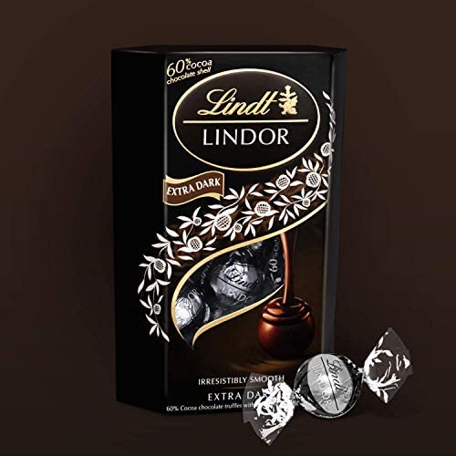 Lindt Lindor Extra Dark Chocolate Truffles Box Approximate 16 Balls Tgc Direct 3268