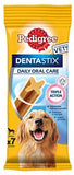 Pedigree DentaStix Daily Dental Chew for Large Dogs 25 kg+ 7 Sticks, 270 g (Pack of 10)