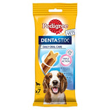 Pedigree DentaStix Daily Dental Chew for Large Dogs 25 kg+ 7 Sticks, 270 g (Pack of 10)