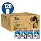 Felix As Good As It Looks Cat Pouches Mixed In Jelly - 100g (120 Pouches)