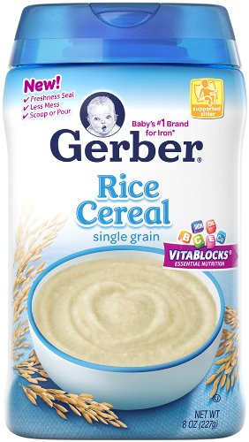 Gerber Baby Cereal DHA and Probiotic Rice