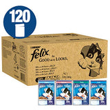 Felix As Good As It Looks Cat Pouches Mixed In Jelly - 100g (120 Pouches)