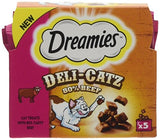 Dreamies Cat Treats Mega Pack with Chicken, 2 Tubs (2 x 350 g)