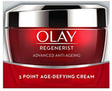 Olay Regenerist 3 Point Firming Anti-Ageing Cream Moisturiser with Hyaluronic Acid 50 ml