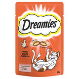 Dreamies Cat Treats Mega Pack with Chicken, 2 Tubs (2 x 350 g)