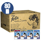 Felix As Good As It Looks Cat Pouches Mixed In Jelly - 100g (120 Pouches)