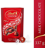 Lindt Lindor Milk Chocolate Truffles Box - Approx. 26 Balls, 337 g