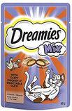 Dreamies Cat Treats Mega Pack with Chicken, 2 Tubs (2 x 350 g)