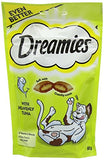 Dreamies Cat Treats Mega Pack with Chicken, 2 Tubs (2 x 350 g)