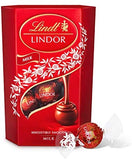 Lindt Lindor Extra Dark Chocolate Truffles Box - Approximate 16 Balls, 200 g