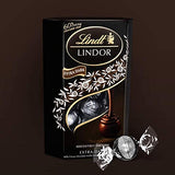 Lindt Lindor Extra Dark Chocolate Truffles Box - Approximate 16 Balls, 200 g