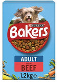 Bakers Adult Dry Dog Food Beef and Veg 14kg