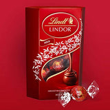 Lindt Lindor Milk Chocolate Truffles Box - Approx. 26 Balls, 337 g