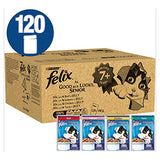 Felix As Good As It Looks Cat Pouches Mixed In Jelly - 100g (120 Pouches)