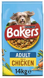 Bakers Adult Dry Dog Food Beef and Veg 14kg